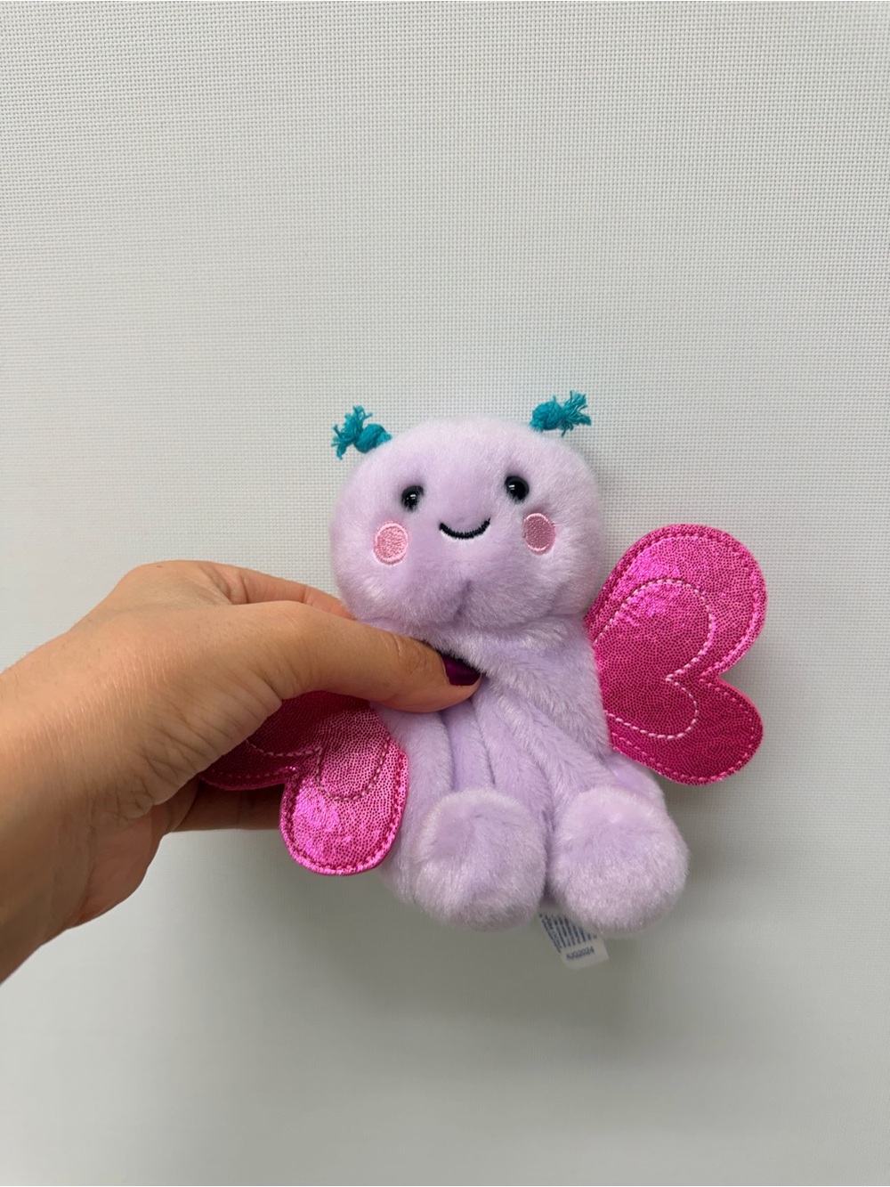 Plush Lilac Butterfly Palm Pals